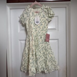 Ivy City Co, Mini Jovie dress in blue floral.